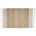 Woven Fringe Jute Rug