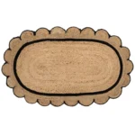 Scalloped Jute Rug